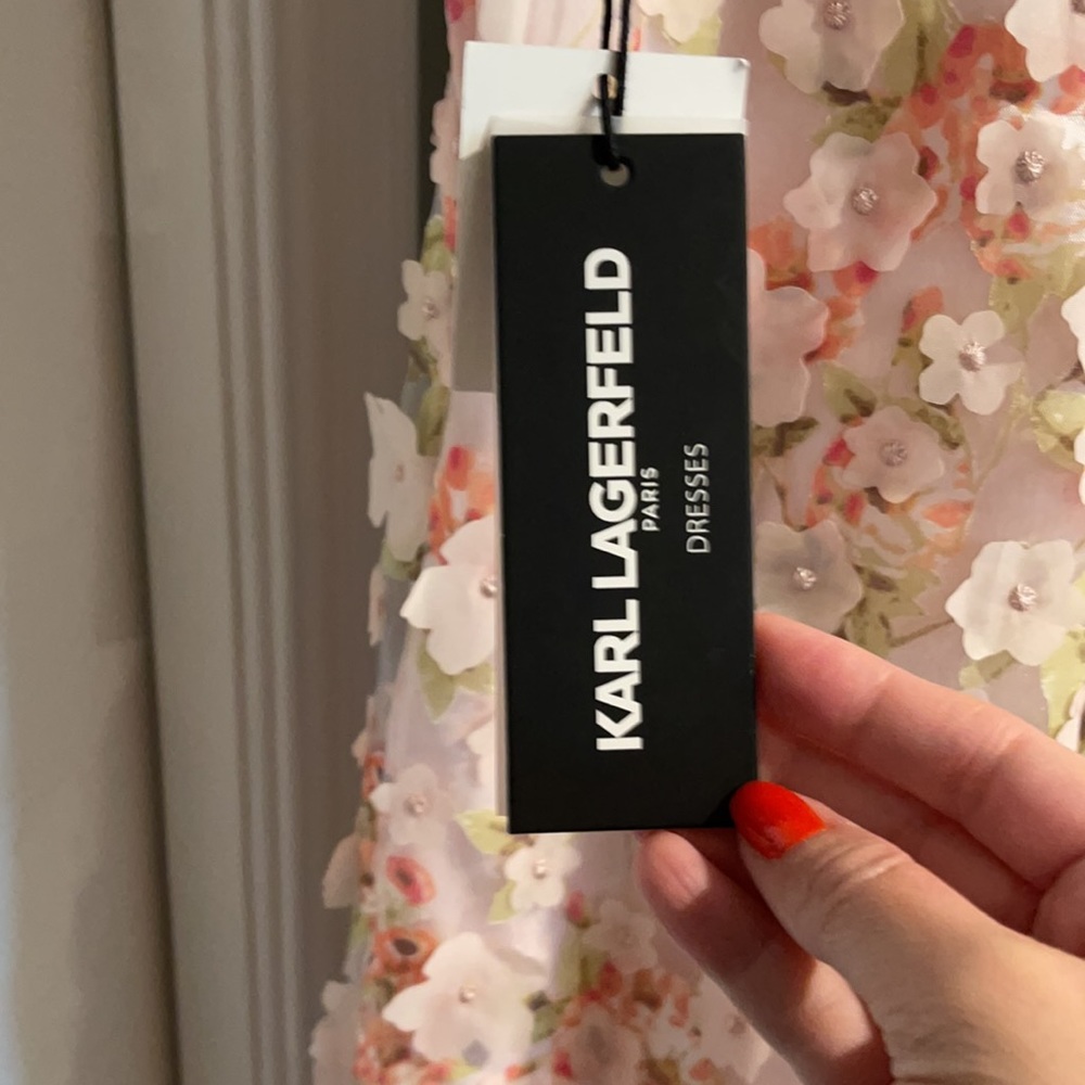 Karl Lagerfeld Paris shift dress floral - Picture 7 of 7
